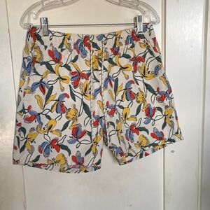 J. Crew Original Swimwear men’s M floral pattern swim trunks
